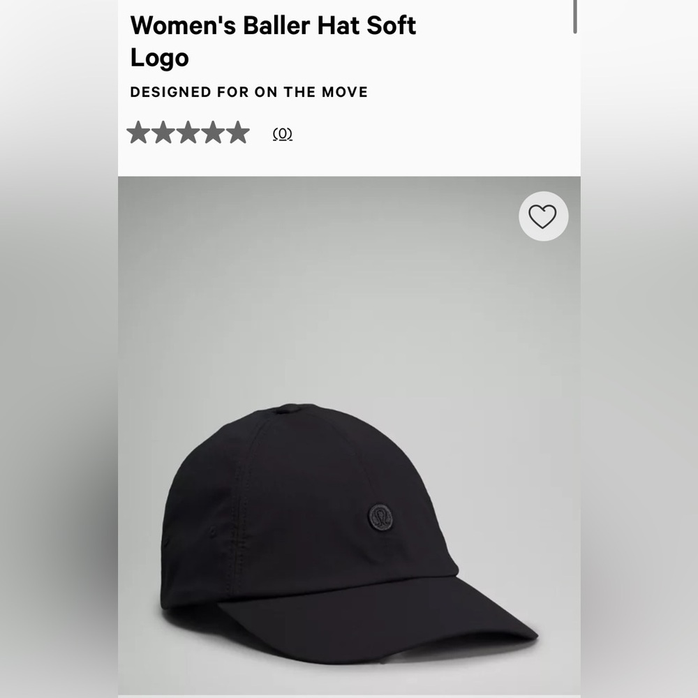 lululemon athletica women’s Baller Hat Soft Logo